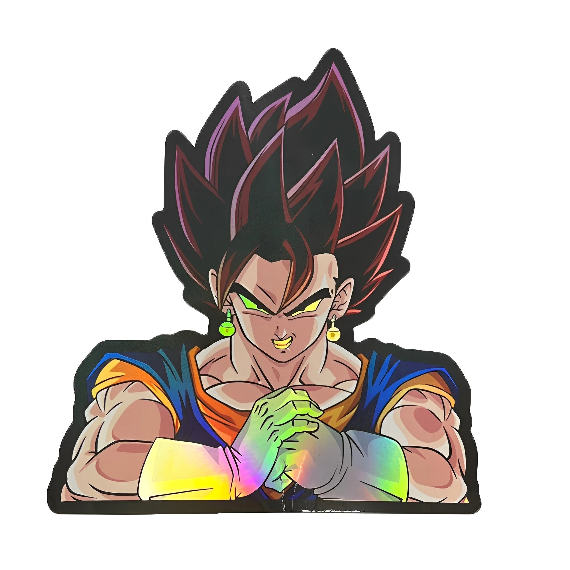 Cartoon Holographic Anime Laser Stickers Motorcycle Anime Lenticular Car Window Sticker For Laptop Hot（25 designs）