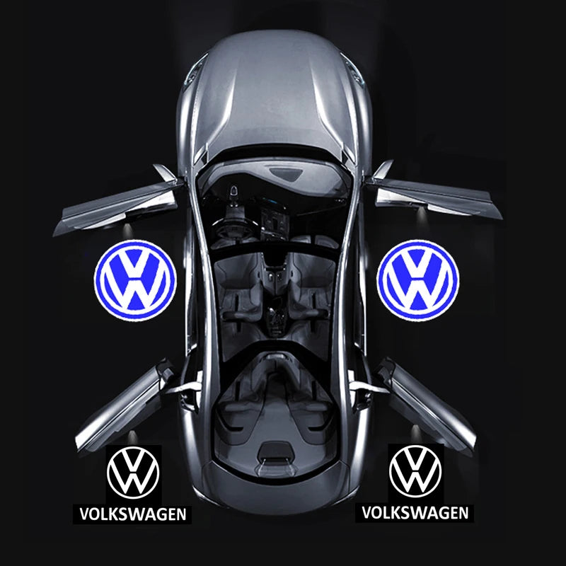 Car LED Door Logo Welcome Light Projector Lamps Accessories For VW GTI Scirocco Polo Golf Passat Tiguan Arteon Touran EOS CC
