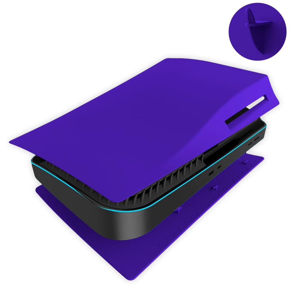 Console Cover Faceplate Compatible with PS5 Disc Edition Replacement Backplate Shell Skin for Playstation 5