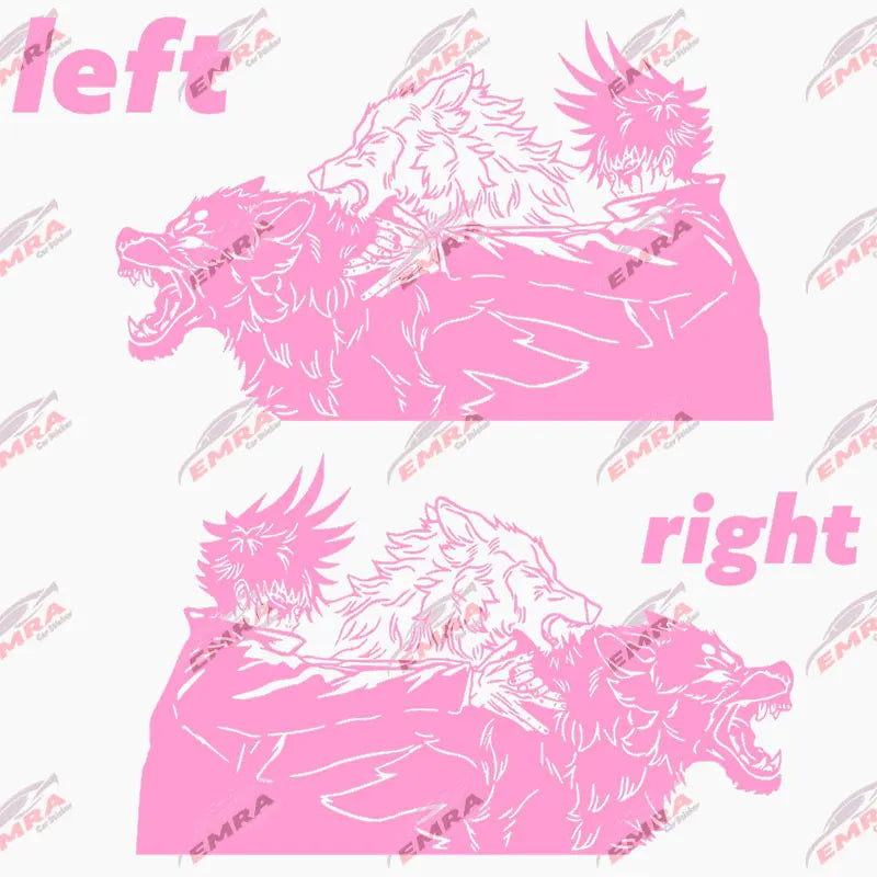 Large Anime Decal Graphic For Cars Sticker Decoration Side Hood Auto Parts Die Cutting Water Proof Vinyl Decals Accessories