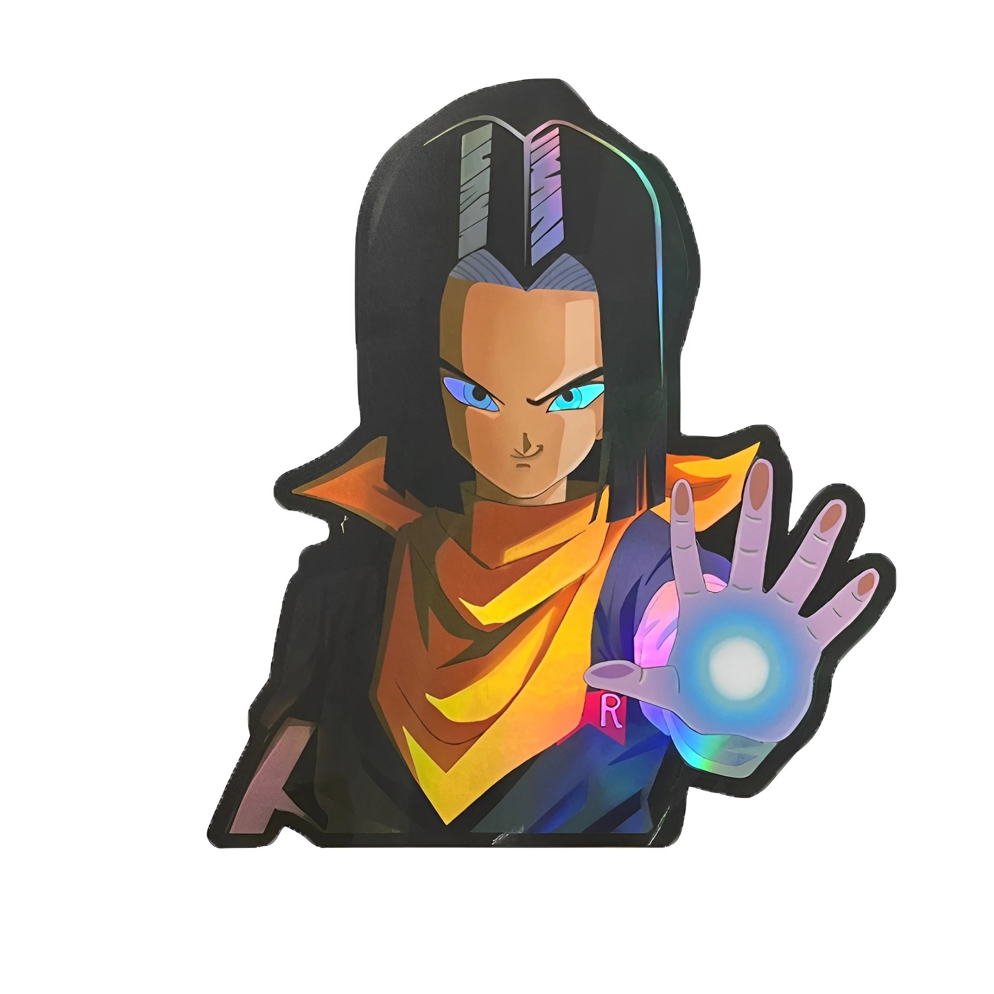 Cartoon Holographic Anime Laser Stickers Motorcycle Anime Lenticular Car Window Sticker For Laptop Hot（25 designs）