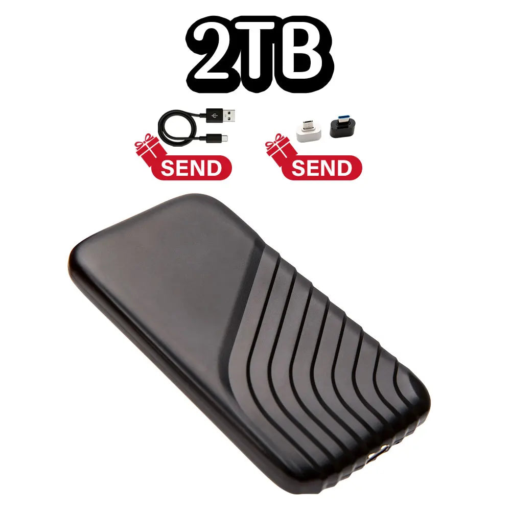 Portable Solid State Drive, brand new 16TB large capacity portable hard drive, external SSD USB3.1 suitable for laptops/MAC/PC