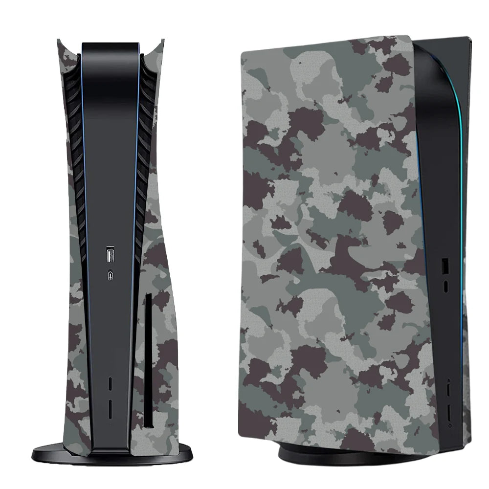 Console Cover Faceplate Compatible with PS5 Disc Edition Replacement Backplate Shell Skin for Playstation 5